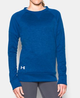 Best Seller Women's UA Armour® Fleece Textured Long Sleeve Crew 1 Color $59.99