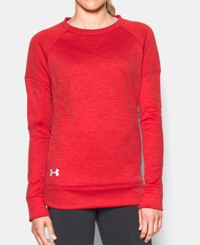 Best Seller Women's UA Armour® Fleece Textured Long Sleeve Crew 3 Colors $59.99