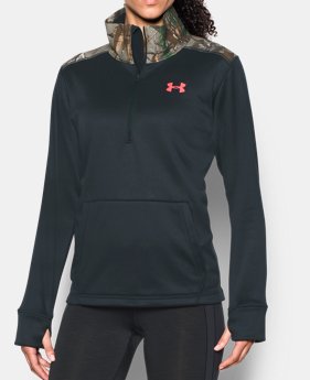 New Arrival Women's Power In Pink® UA Icon Caliber 1/2 Zip LIMITED TIME: FREE SHIPPING 1 Color $74.99