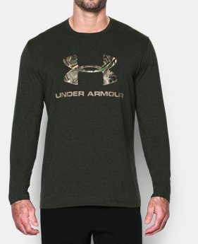 New Arrival Men's UA Camo Logo Long Sleeve T-Shirt LIMITED TIME: FREE SHIPPING 1 Color $34.99