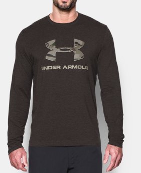 Men's UA Camo Logo Long Sleeve T-Shirt $29.99