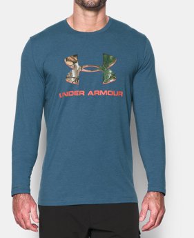 Men's UA Camo Logo Long Sleeve T-Shirt 2 Colors $29.99