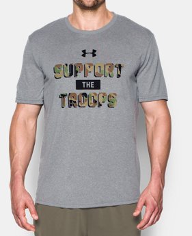 Men's UA Freedom Support The Troops T-Shirt 1 Color $27.99
