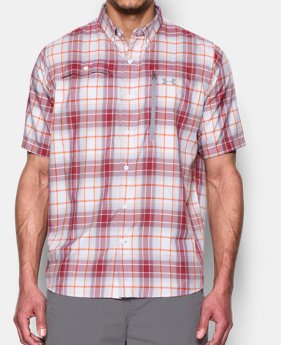 Men's UA Tide Swing Plaid Short Sleeve Shirt 1 Color $69.99