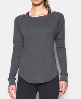 Women's UA Waffle Raglan 1 Color $33.99