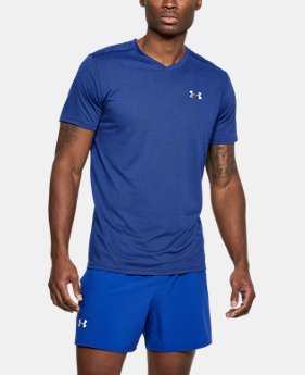 Men's UA Threadborne Streaker V-Neck 1 Color $34.99