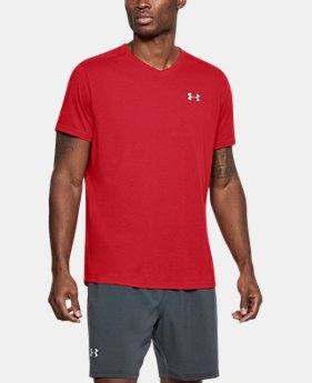 Best Seller Men's UA Threadborne Streaker V-Neck 1 Color $29.99