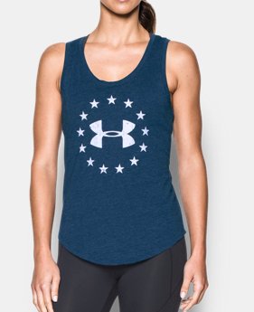 Women's UA Freedom Logo Tank 1 Color $27.99