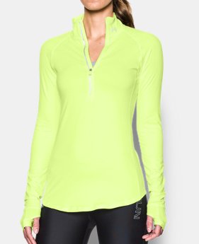 Women's UA Threadborne Run True 1/2 Zip 1 Color $48.99