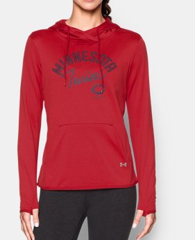 New to Outlet Women’s Minnesota Twins UA French Terry Hoodie EXTRA 25% OFF ALREADY INCLUDED 1 Color $39.74