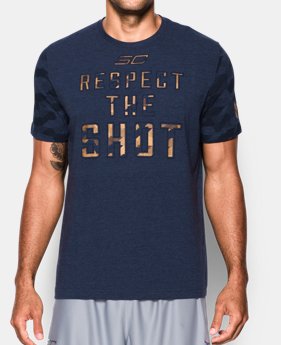 New Arrival Men's SC30 Respect the Shot T-Shirt 2 Colors $34.99