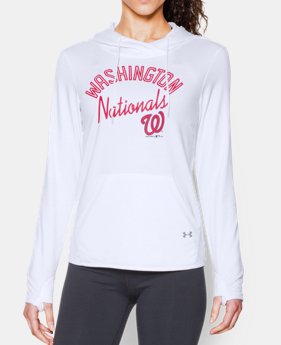 New to Outlet Women’s Washington Nationals UA French Terry Hoodie 1 Color $52.99