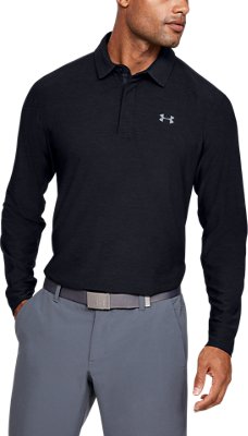 men's ua playoff long sleeve polo