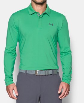 Best Seller Men's UA Playoff Long Sleeve Polo 2 Colors $69.99