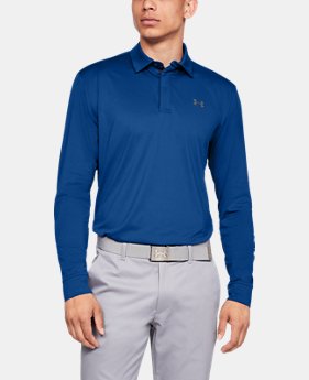 Men's UA Playoff Long Sleeve Polo 2 Colors Available $69.99