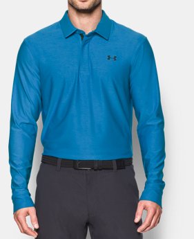New Arrival Men's UA Playoff Long Sleeve Polo LIMITED TIME: FREE SHIPPING $79.99