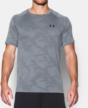 New Arrival Men's UA Tech™ Jacquard T-Shirt LIMITED TIME: FREE SHIPPING 1 Color $34.99
