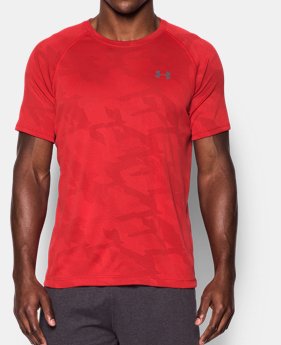 New Arrival Men's UA Tech™ Jacquard T-Shirt LIMITED TIME: FREE SHIPPING $34.99
