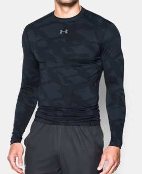 New Arrival Men's UA ColdGear® Armour Jacquard Compression Crew LIMITED TIME: FREE SHIPPING 1 Color $69.99