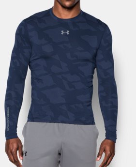 Men's UA ColdGear® Armour Jacquard Compression Crew 4 Colors $25.31 to $26.99