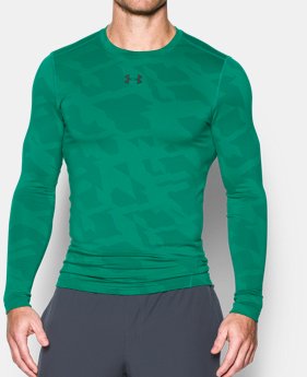 Men's UA ColdGear® Armour Jacquard Compression Crew 2 Colors $26.99