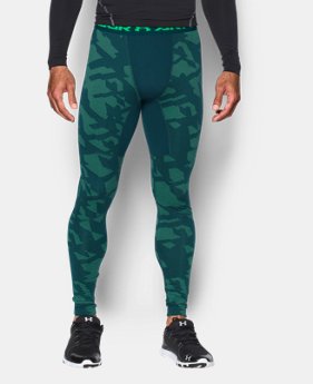Men's UA ColdGear® Armour Jacquard Compression Leggings 1 Color $25.31 to $26.99