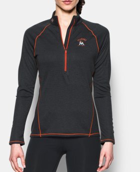 Women's Miami Marlins UA Tech™ 1/2 Zip 1 Color $44.99
