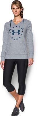 under armour women's freedom logo favorite fleece hoodie