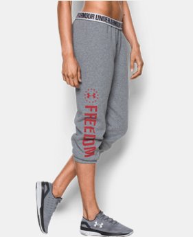 Women's UA Freedom Favorite Fleece Capris 1 Color Available $49.99