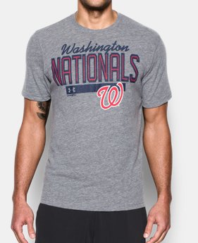 Men's Washington Nationals Tri-blend T-Shirt 1 Color $20.24