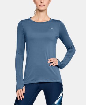 Women's UA HeatGear® Armour Long Sleeve LIMITED TIME: FREE SHIPPING 3 Colors Available $37.99