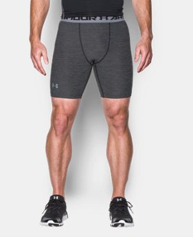 New Arrival Men's UA HeatGear® Armour Twist Compression Shorts LIMITED TIME: FREE SHIPPING 2 Colors $34.99