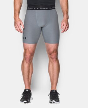 New Arrival Men's UA HeatGear® Armour Twist Compression Shorts LIMITED TIME: FREE SHIPPING 1 Color $34.99