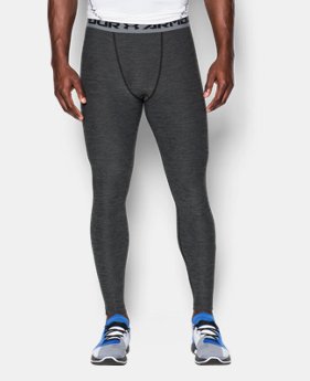New Arrival Men's UA HeatGear® Armour Twist Compression Leggings LIMITED TIME: FREE SHIPPING 2 Colors $49.99