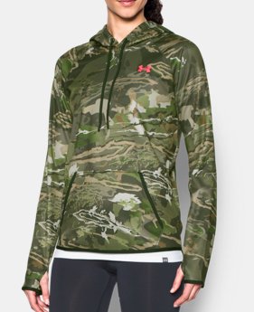Women's UA Logo Camo Hoodie 2 Colors $35.24
