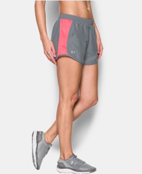 Women's UA Fly-By Perforated Run Shorts 1 Color $17.99