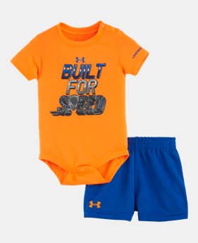 New Arrival Boys’ Newborn UA Built For Speed Bodysuit Set 1 Color $32.99