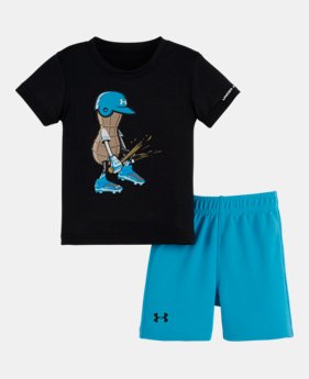 Boys’ Newborn UA Peanut Baseball Bodysuit Set 1 Color $24.99