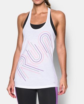 New Arrival Women’s UA Run Graphic Tank 1 Color $34.99