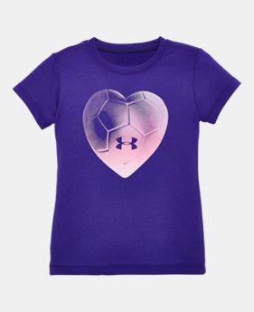 Girls' Pre-School UA Heartbeat Short Sleeve T-Shirt $13.99