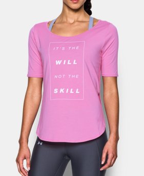 Women's UA Essential It's The Will Demi T-Shirt 1 Color $24.99
