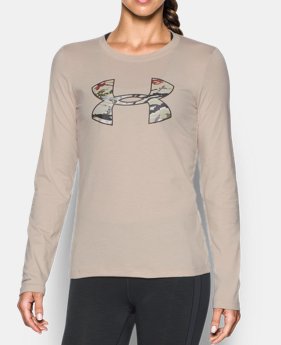 Women's UA Camo Big Logo Long Sleeve T-Shirt 1 Color $29.99