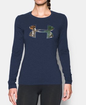 Women's UA Camo Big Logo Long Sleeve T-Shirt 1 Color $29.99
