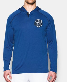 Men's UA Lax Henley Hoodie 2 Colors $25.49