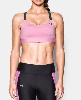 Women's Armour® Eclipse Mid — Heather Sports Bra 4 Colors $39.99