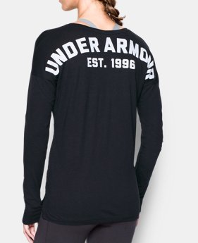 Women's UA Favorite Word Mark Long Sleeve 1 Color $20.99