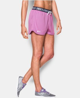 Women's UA Play Up Mesh Short 1 Color $34.99
