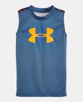Boys' Pre-School UA Mega Micro Camo Tank 1 Color $21.99