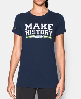 Women's NFL Combine Authentic UA Graphic T-Shirt 3 Colors $20.24