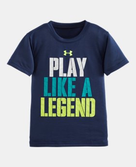 Boys' Pre-School UA Play Like A Legend Short Sleeve T-Shirt $17.99